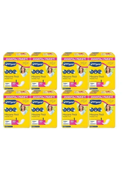Canped MESANE PEDİ 20 Lİ LARGE (L) 8 ADET ürün görseli 1