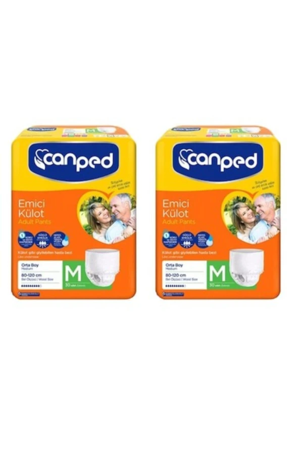 Canped Emici Külot 2*30=60 Adet Medıum ürün görseli 1