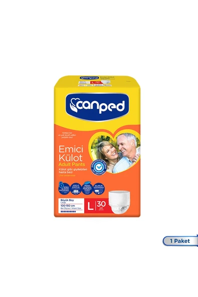 Canped Emici Külot Büyük Boy Large 30 Adeet ürün görseli 1