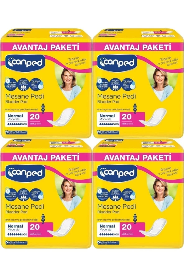 Canped M-orta Boy Normal 80 Adet  Mesane Pedi Avantaj Paket ürün görseli 1