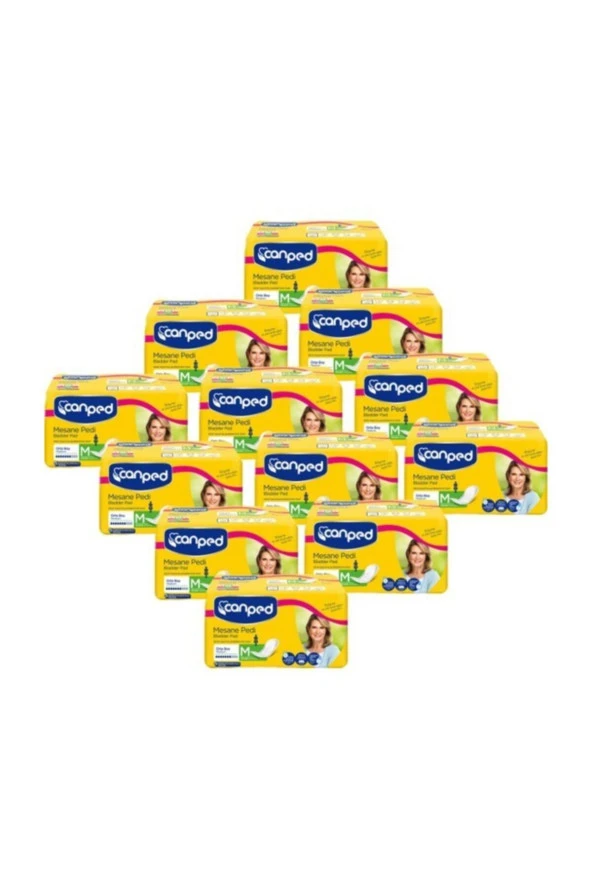Canped Mesane Pedi Orta Boy Medium 10 lu X 12 Adet (120 Adet ) ürün görseli 1