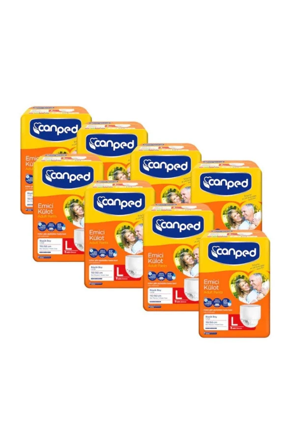 Canped Emici Külot Büyük Large 8x8'li 64 Adet Hasta Bezi ürün görseli 1