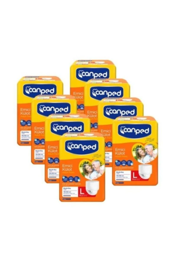 Canped Emici Külot Büyük Boy 8 Li x 8 Adet (64 Adet) ürün görseli 1