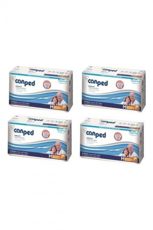 Canped Belbantlı Hasta Bezi Orta Medium 120 Adet ürün görseli 1
