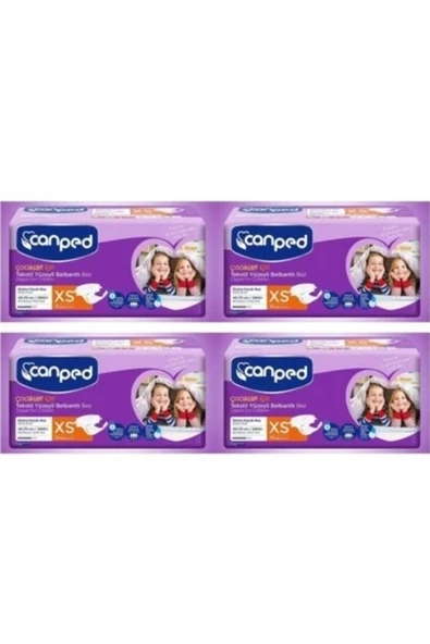 Canped Belbantlı Extra Küçük Hasta Bezi 30 Lu X 4 Adett ürün görseli 1