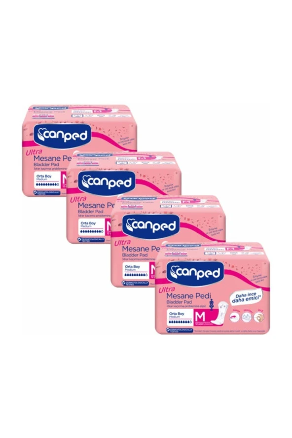 Canped Mesane Pedi Ultra Orta Boy 48 Adet Ekonomik Paket 4x12 Adet ürün görseli 1