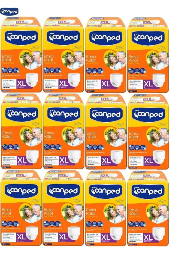 Canped Emici Külot Hasta Bezi Xl Extra Large 96 Adet ürün görseli 1