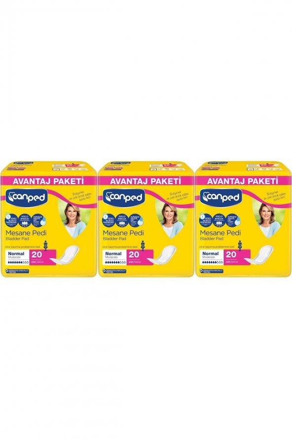 Canped Mesane Pedi Avantaj Pk Klasik M-orta Boy Normal 60 Adet ürün görseli 1