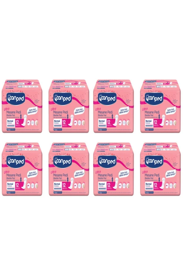 Canped 8'li Ultra Mesane Pedi Normal Orta Beden (ultra Bladder Pad Moderate Medium) ürün görseli 1
