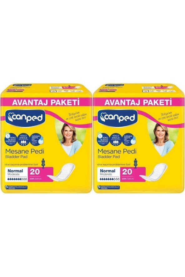 Canped Mesane Pedi Avantaj Paket Klasik M-orta Boy Normal 40 Adet ürün görseli 1