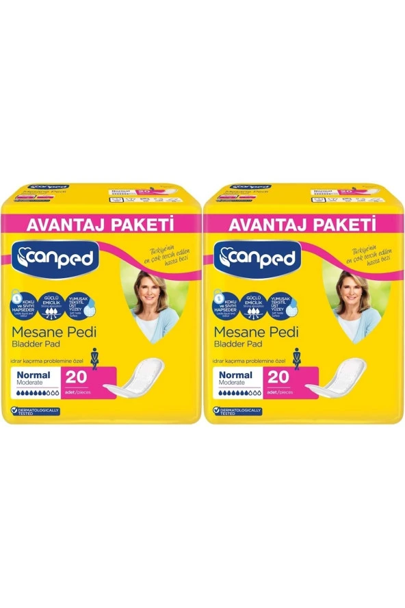 Canped Mesane Pedi Avantaj Pk Klasik M-orta Boy Normal 40 Adet ürün görseli 1