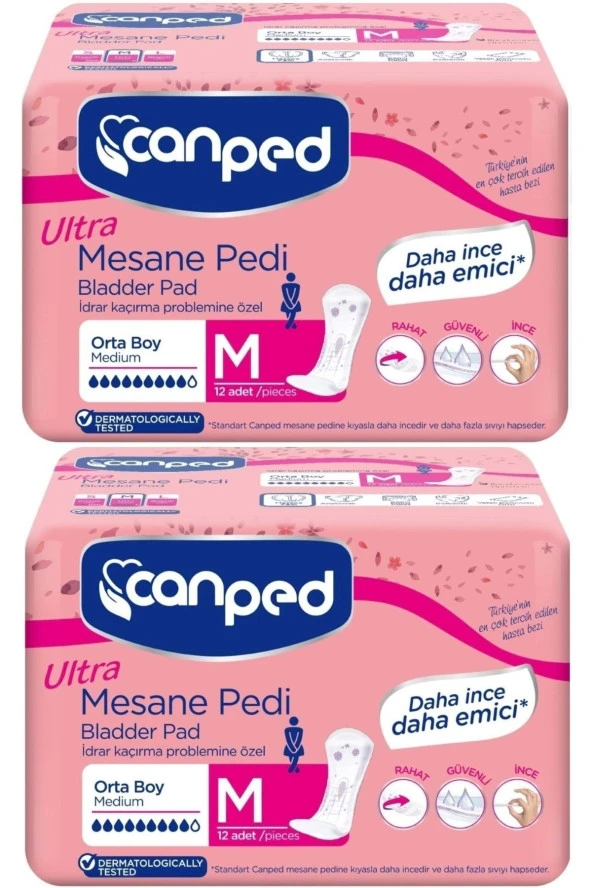 Canped Mesane Pedi Ultra Medium-orta 24 Adet (2pk x 12) ürün görseli 1