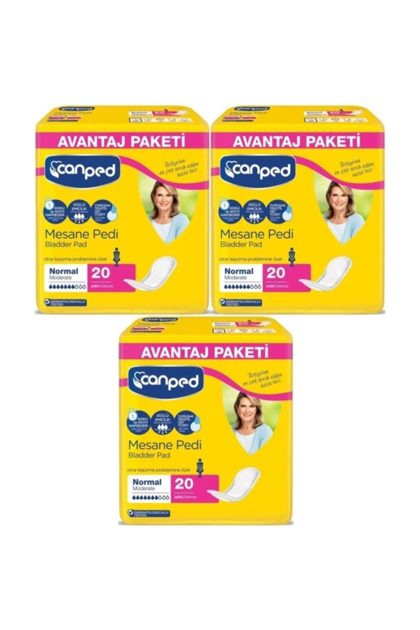 Canped Mesane Pedi Orta Boy Normal 20 X 3:60 Adet Avantaj Paketi ürün görseli 1