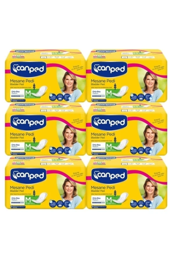 Canped Mesane Pedi Orta Boy Normal 10 Lu X 6 Adet ürün görseli 1