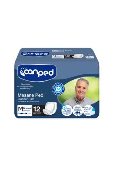 Canped Mesane Pedi 12 Adet // Erkek Normal ürün görseli 1
