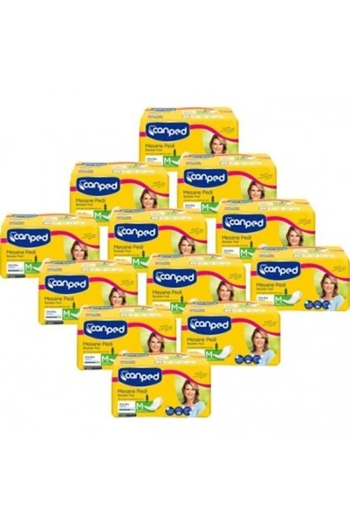 Canped MESANE PEDİ 10 LU ORTA (M) 12 ADET ürün görseli 1