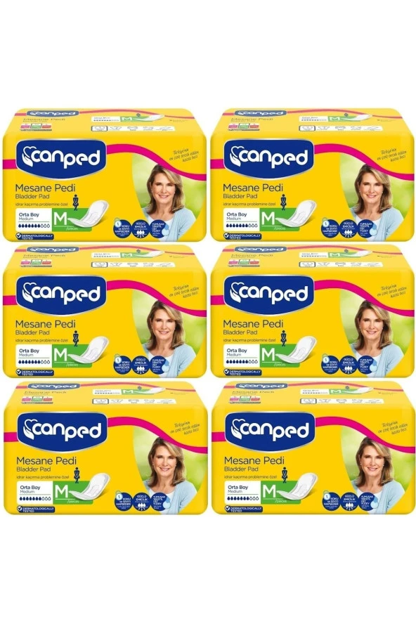 Canped Mesane Pedi Klasik M-orta Boy 60 Adet (6pk*10) ürün görseli 1