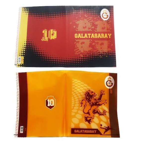Galatasaray hazır kaplık A-4 Defter lisanslı orjinal speco 5 li paket ürün görseli 1