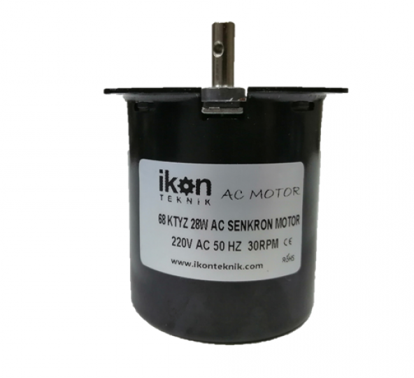 Viyol Motoru, 68 KTYZ 28W 30RPM AC Senkron Motor ürün görseli 1