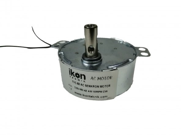 TYC 50 10 RPM CW Tek Yön 4W AC Senkron Motor, Şömine Motoru ürün görseli 1