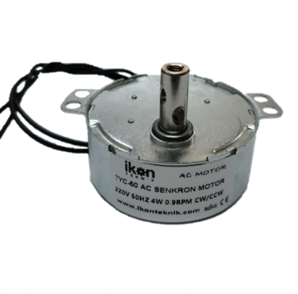 Tyc 50.49Ktyz 0.9 Rpm 4W Ac Senkron Motor ürün görseli 1