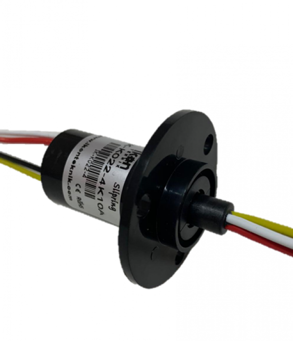 İkon Kapsül Slip Ring Döner Konnektör 4 Kanal 10 Amper ürün görseli 1
