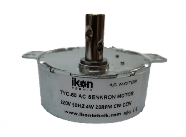 Tyc 50.49Ktyz 4W 20Rpm Çift Yön Viyol Motoru Ac Senkron Motor ürün görseli 1