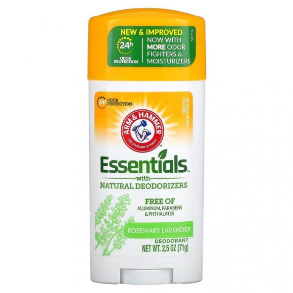 Arm & Hammer Essentials Rosemary Lavender Deodorant 71 GR ürün görseli 1