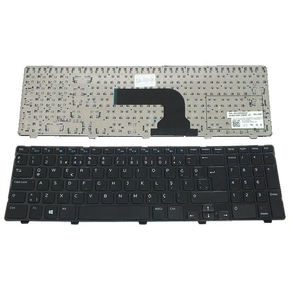 Dell V137325AS, V25215521 Notebook Klavyesi (Siyah TR) - Resim 2