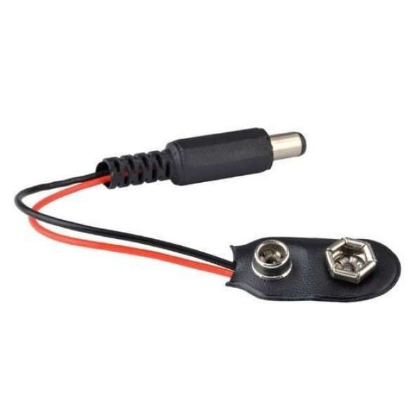 9 V Pil Barrel Dönüştürücü Kablo ürün görseli 1