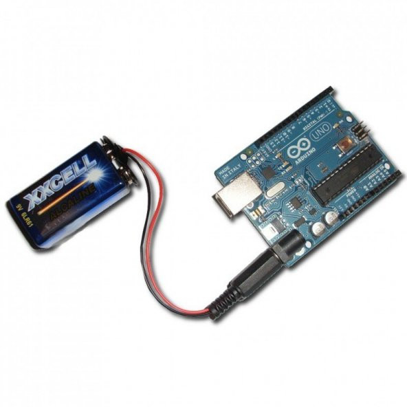 9 V Pil Barrel Dönüştürücü Kablo - Resim 2