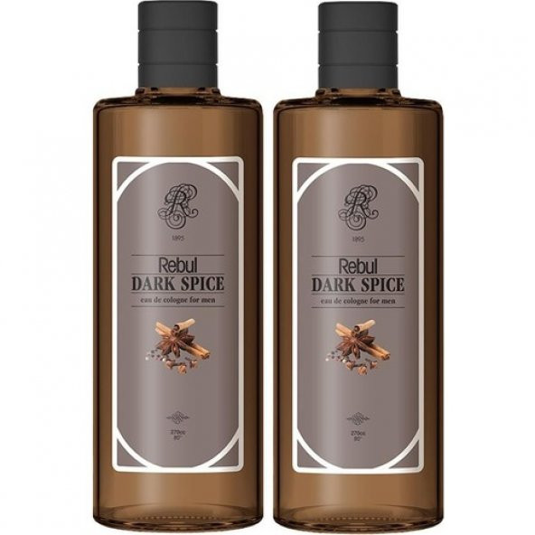 Rebul Dark Spice For Men Kolonya 250 ml 2li ürün görseli 1