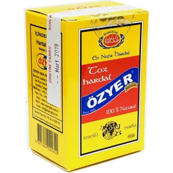 Özyer Hardal Tozu 60 gr - En Nefis Hardal ürün görseli 1