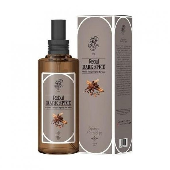 Rebul 125Ml Dark Spice Spreyli Pet Şişe Kolonya ürün görseli 1