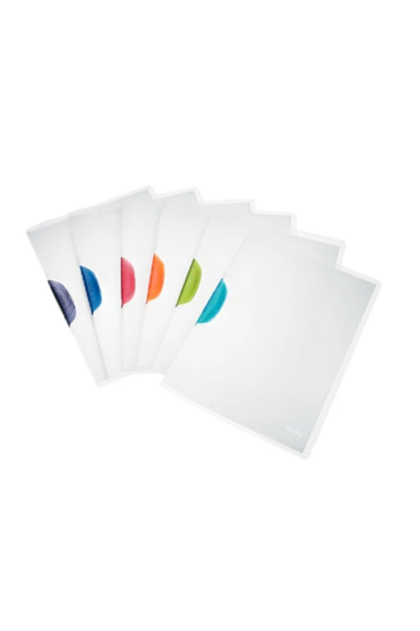 Leitz Sıkıştırmalı Dosya ColorClip Sırttan Klips 30 Sayfa Mavi (6 Lı Paket) ürün görseli 1