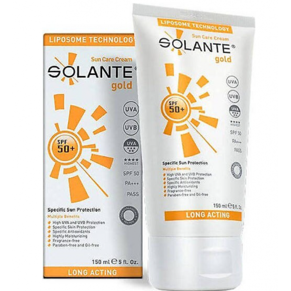 Solante Gold Güneş Koruyucu Krem SPF50+ 150 ml ürün görseli 1