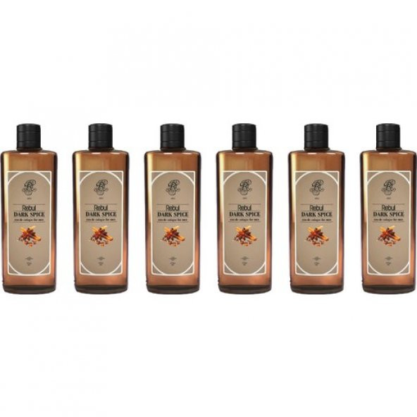 Rebul Dark Spice Kolonya 250ML 6lı Paket ürün görseli 1