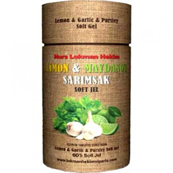 Lokmanhekim Limon Maydanoz Sarımsak Kapsül 60 Softjel ürün görseli 1