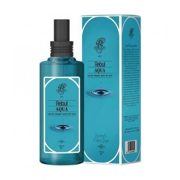 Rebul 125 ml Aqua Spreyli Pet Şişe Kolonya ürün görseli 1