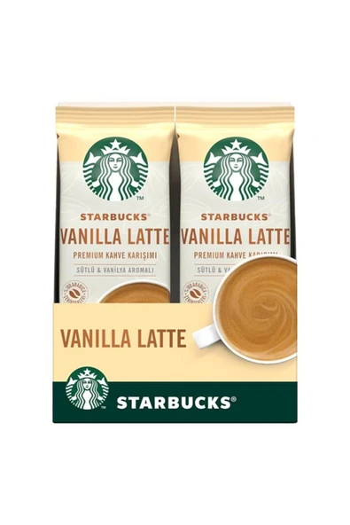 Starbucks Vanilla Latte Kahve Karışımı 21.5 Gr X 10 Paket ürün görseli 1