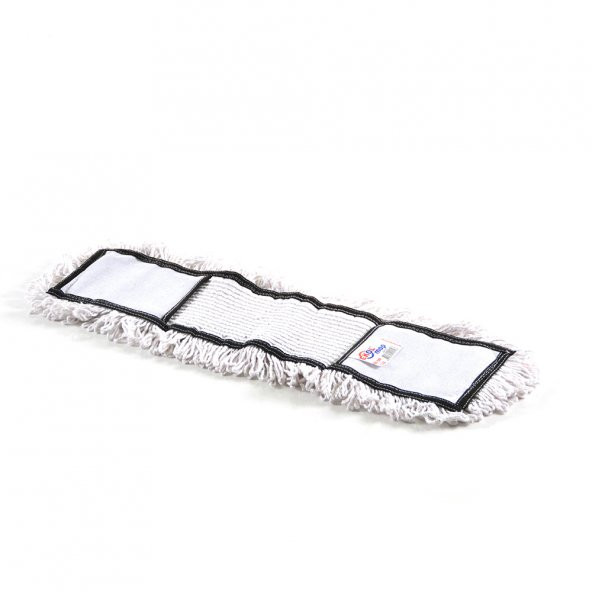 Nemli Palet Yedek Mop Paspas - 60 Cm - Pamuklu - Beyaz - 1 Adet ürün görseli 1