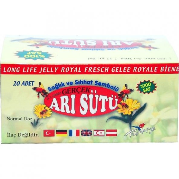 Gerçek Arı Sütü Süper Doz Special 200Gr 20Şişe - Resim 2