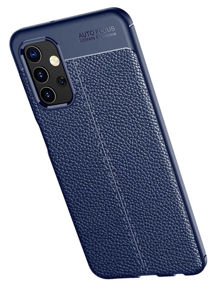 Gpack Samsung Galaxy A23 Kılıf Niss Silikon Deri Görünümlü KorumalıNano Glass - Resim 2