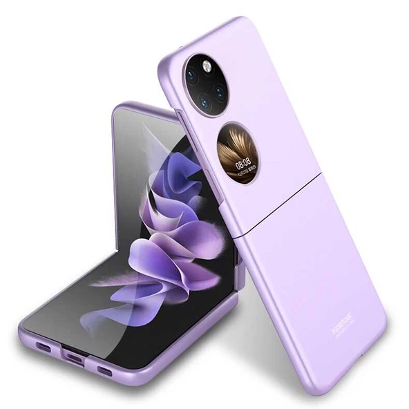 Gpack Huawei P50 Pocket Kılıf Yüzüklü Sert Silikon Mat ürün görseli 1