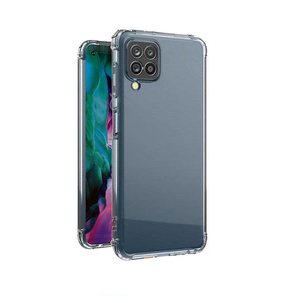 Gpack Samsung Galaxy M33 Kılıf Süper Silikon Kamera Korumal ŞeffafNano Glass ürün görseli 1
