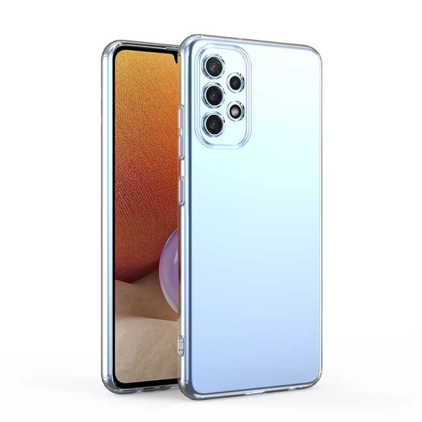 Gpack Samsung Galaxy A53 Kılıf Süper Silikon Kamera Korumalı Şeffaf - Resim 2