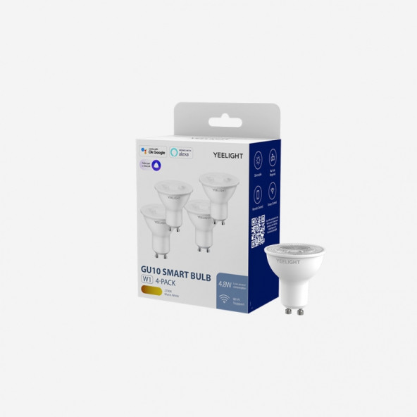 Xioami Yeelight W1 LED Akıllı Ampul GU10 (Beyaz) (4 Adet) ürün görseli 1