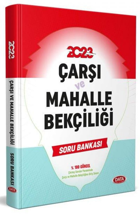 2023 Çarşı ve Mahalle Bekçiliği Soru Bankası Data Yayınları ürün görseli 1
