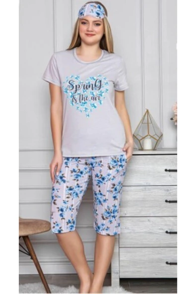 Pijamoni 3100-12 Süprem Kısakol Pijama Takımı ürün görseli 1