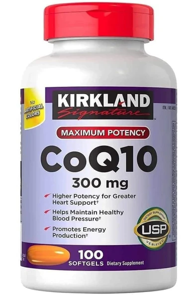 Kirk-land Signature  Coenzyme Q10 300 mg 100 Softgels ürün görseli 1